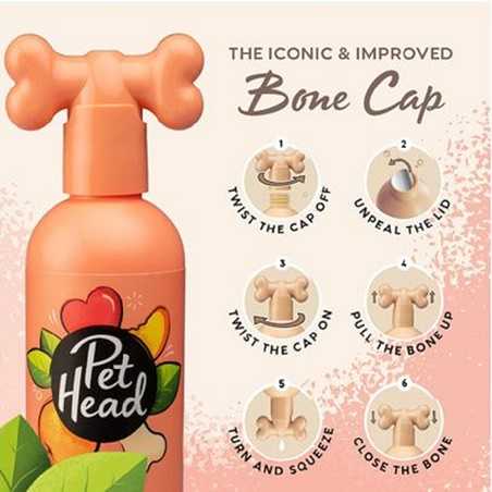 Pet Head, Champú Pet Head 2 en 1: 300ml
