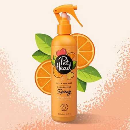 Pet Head, Spray sans rinçage désodorisant Pet Head : 300ml