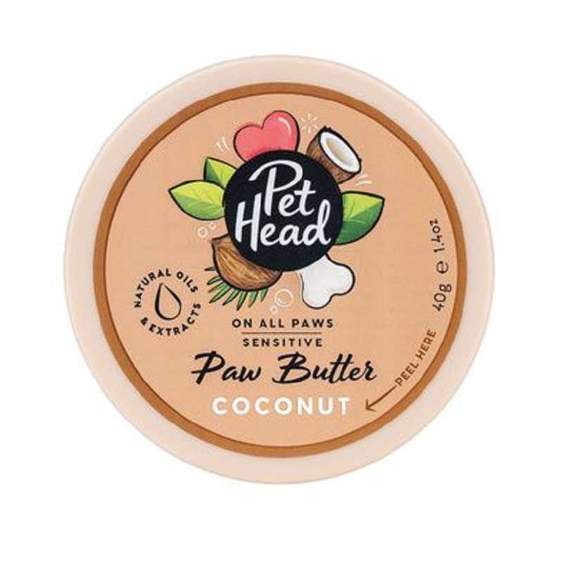 Pet Head, Baume pattes noix de coco Pet Head : 40gr