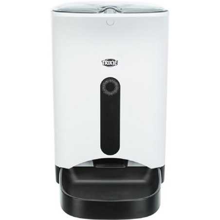 Distributeur automatique de nourriture croquettes TX8 Trixie 4,3 litres blanc et noir