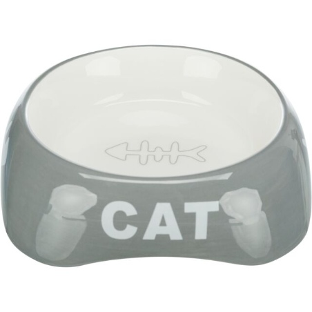 Trixie runder Keramiknapf, 0,2 l, 13 cm Durchmesser, für Katzen und kleine Hunde