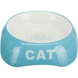 Ciotola rotonda in ceramica Trixie, 0,2 l, 13 cm di diametro, per gatti e cani di piccola taglia.