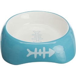 Gamelle en céramique Trixie , écuelle lourde, stable et hygiénique pour l'alimentation du chat, du chiot et petit chien