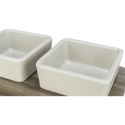 Trixie, CityStyle bowl set, ceramic/MDF