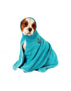Towels and bathrobes for animals