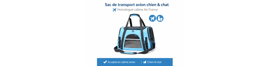 Transportín para mascotas homologado para cabinas de perros y gatos