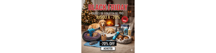Black Friday: Clippers, Dryers, Scissors & Grooming Brushes -70% - PET BEAUTY STORE
